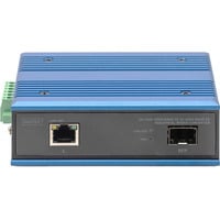 Convertitore di media industriale 10/100/1000 Base-TX a 1000 Base-FX, Media Converter Convertitore di media industriale 10/100/1000 Base-TX a 1000 Base-FX, Media Converter