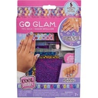 Cool Maker, GO GLAM, kit Unghie laminate con 6 fogli di lamine luccicanti e adesivi per unghie per 5 manicure fai da te, giocattoli creativi per bambine dai 7 anni in su, Bricolage