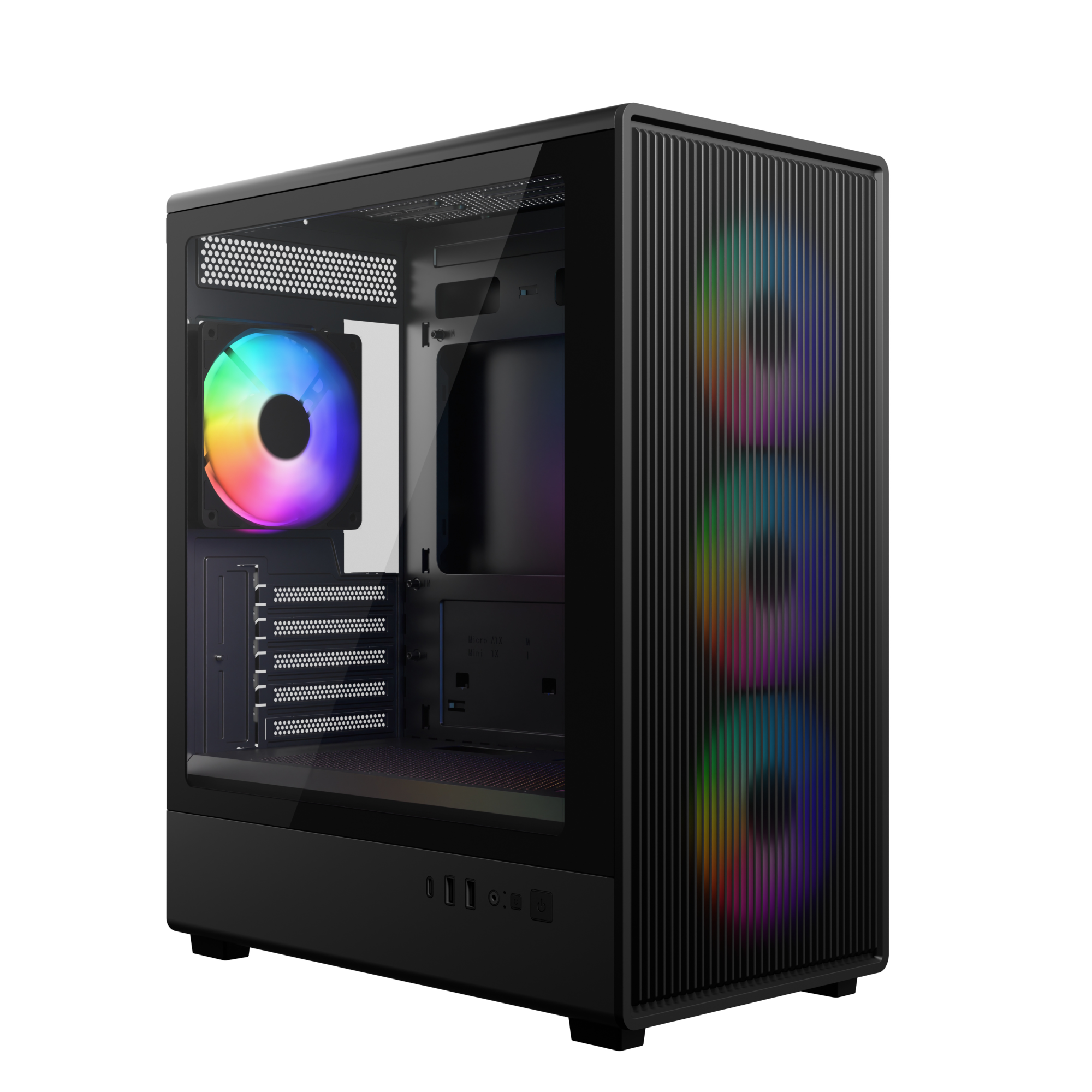 Cooler Master Elite 350 Black mini tower supporto MB mATX/mITX mesh ventole 4x120mm ARGB incluse