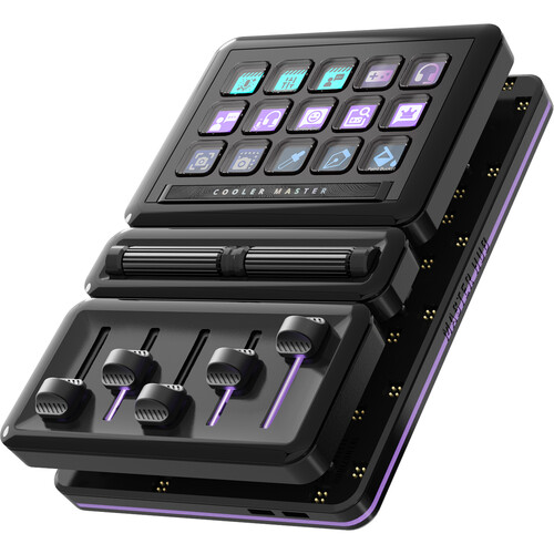 Cooler Master Hub Piattaforma Modulare Base Magnetica Moduli Streamdeck E 2 Roll E Fader