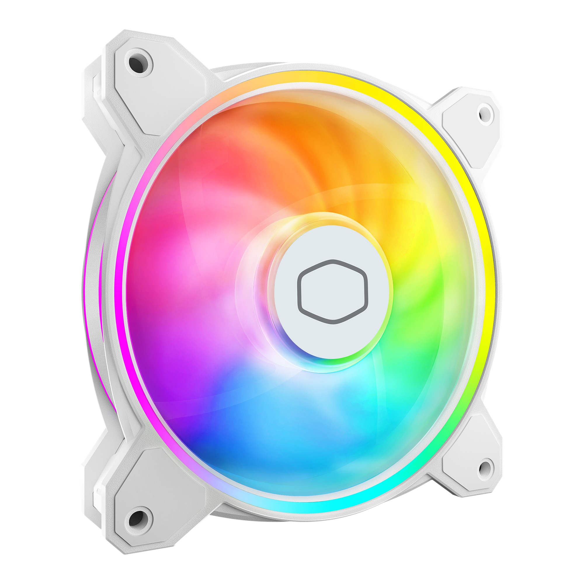 Cooler Master MasterFan MF120 HALO² White Edition Case per computer Ventilatore 12 cm Bianco
