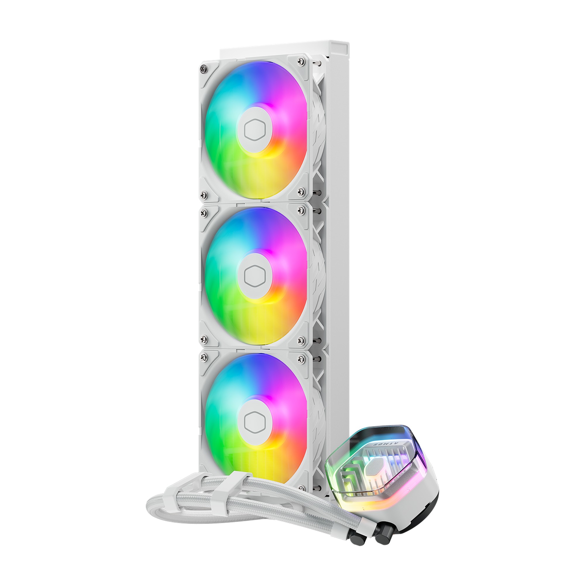 Cooler Master MasterLiquid 360 ATMOS White Processore Kit di raffreddamento a liquido 12 cm Bianco 1 pz