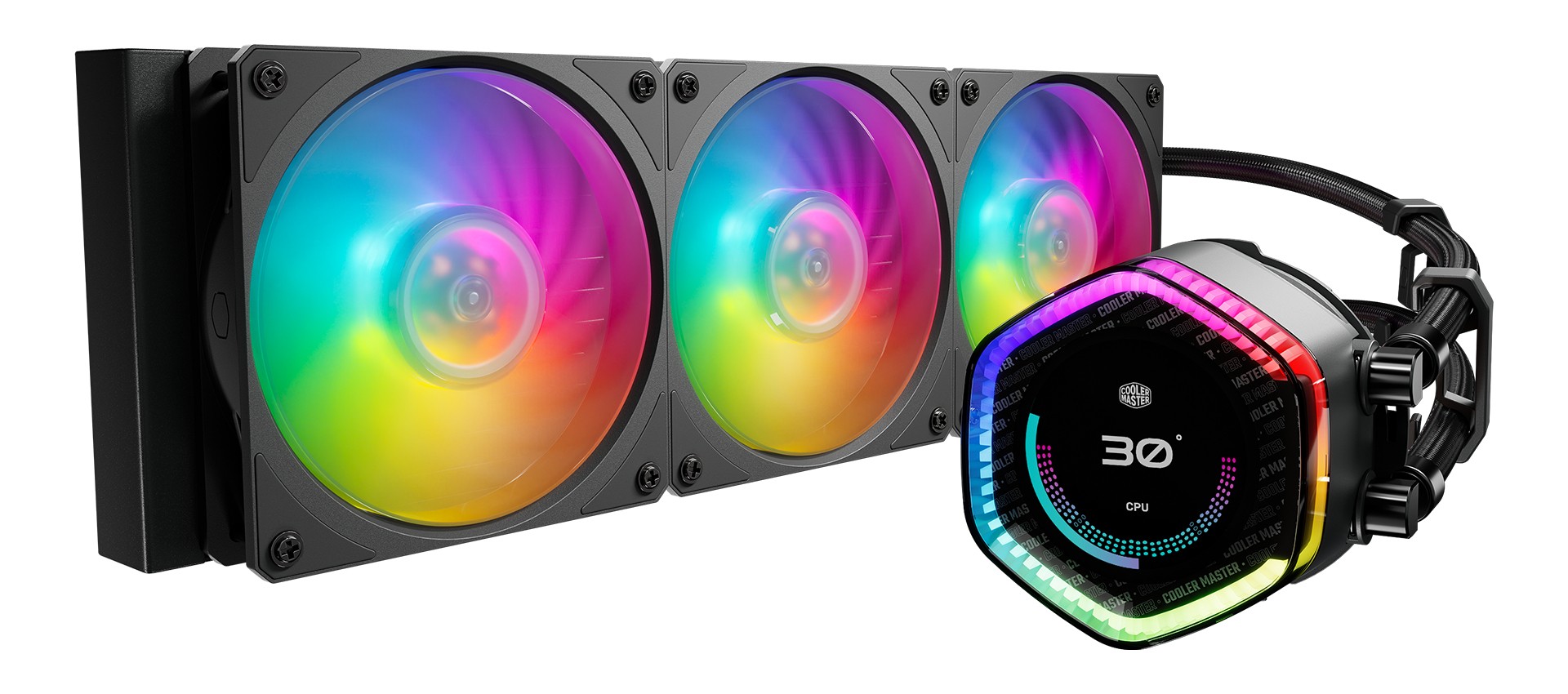 Cooler Master MasterLiquid 360 ION Processore Raffreddatore di liquidi tutto in uno 12 cm Nero 1 pz Cooler Master MasterLiquid 360 ION Processore Raffreddatore di liquidi tutto in uno 12 cm Nero 1 pz