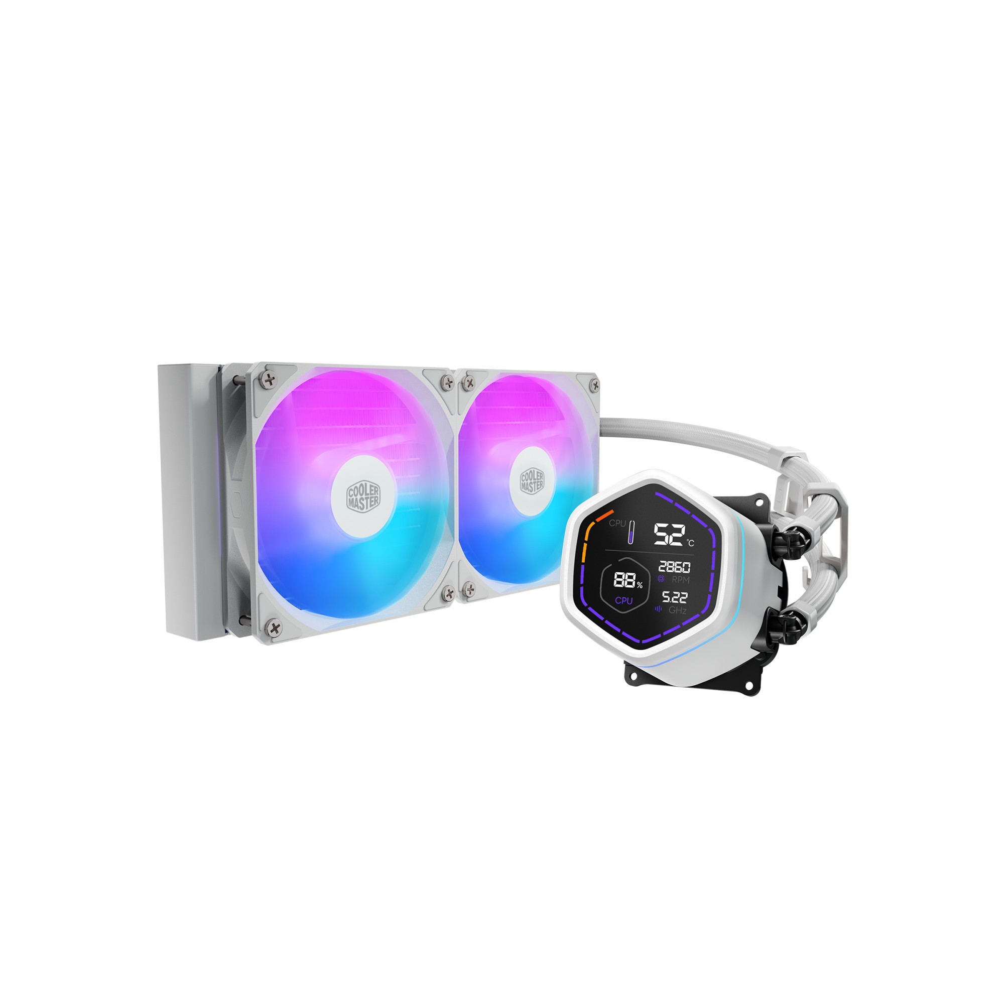 Cooler Master MasterLiquid Core Nex Digital Processore Raffreddatore di liquidi tutto in uno 12 cm Nero 1 pz