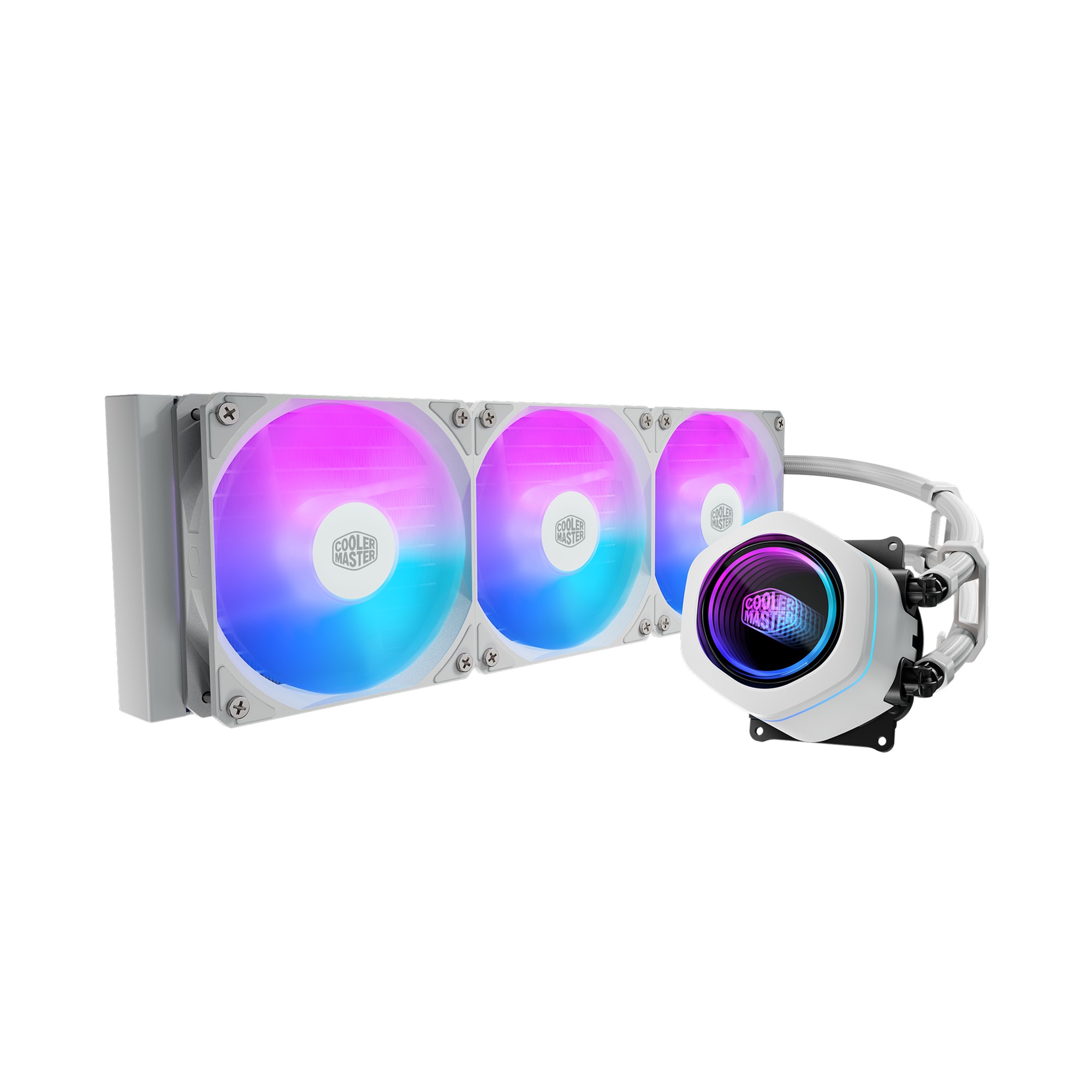 Cooler Master MasterLiquid Core Nex Processore Raffreddatore di liquidi tutto in uno 12 cm Bianco 1 pz