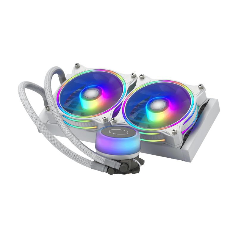 Cooler master masterliquid ml240 illusion argb cpu liquid cooler intel 1700-1200-2066 amd am3-am4 - mlx-d24m-a18pw-r1 dissipatore cpu