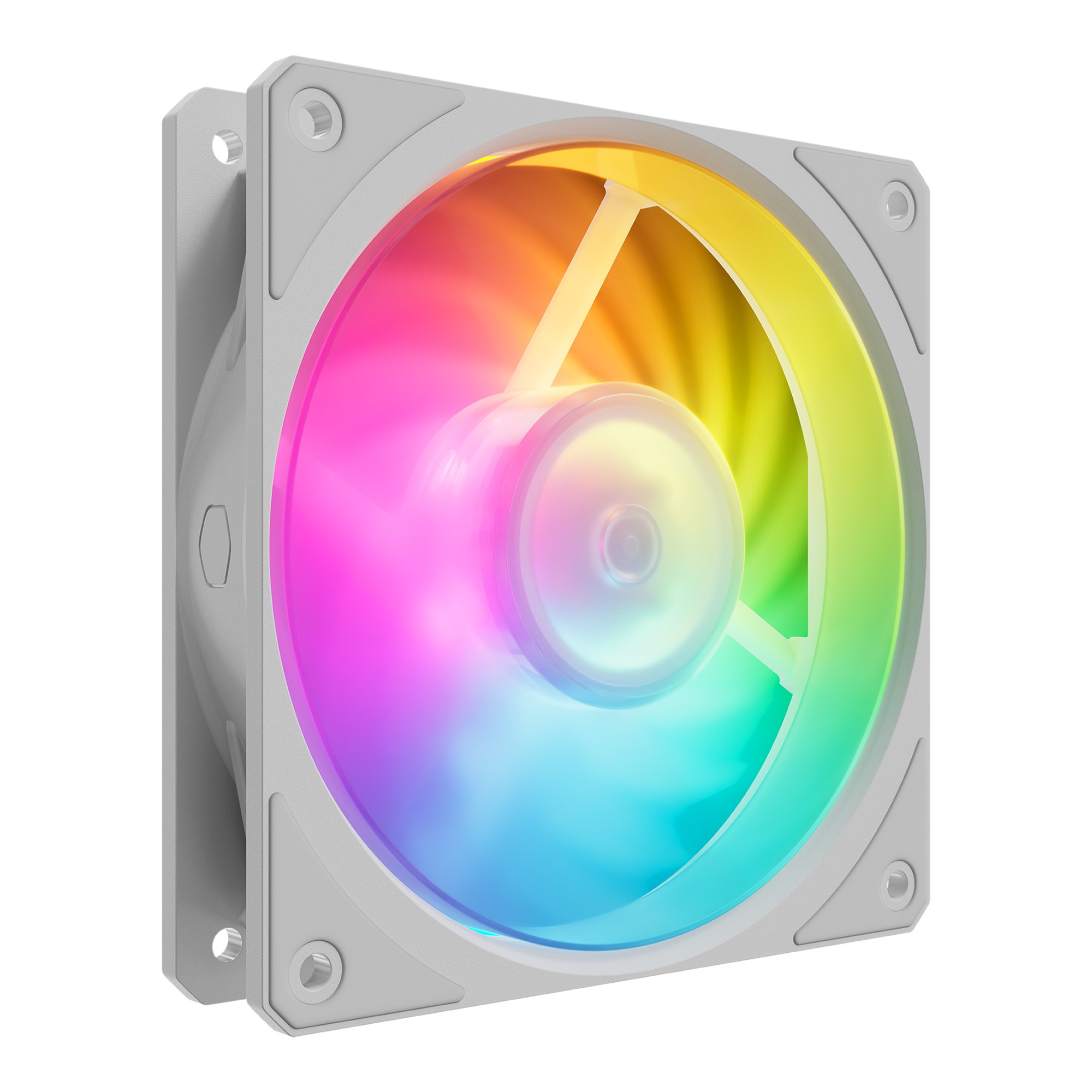Cooler Master Ventola Mobius 120P Argb White Edition 120X25 Argb Gen2 02400 Rpm