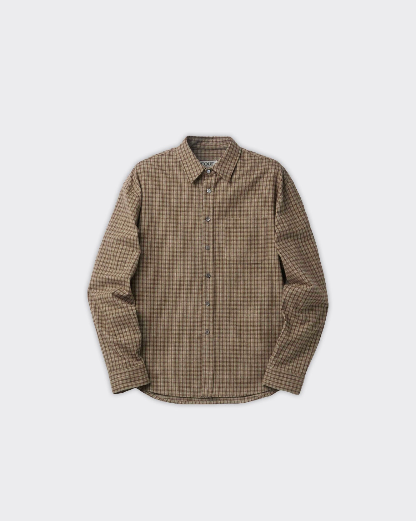 Coor Camicia Gun Club Check Sand/Green