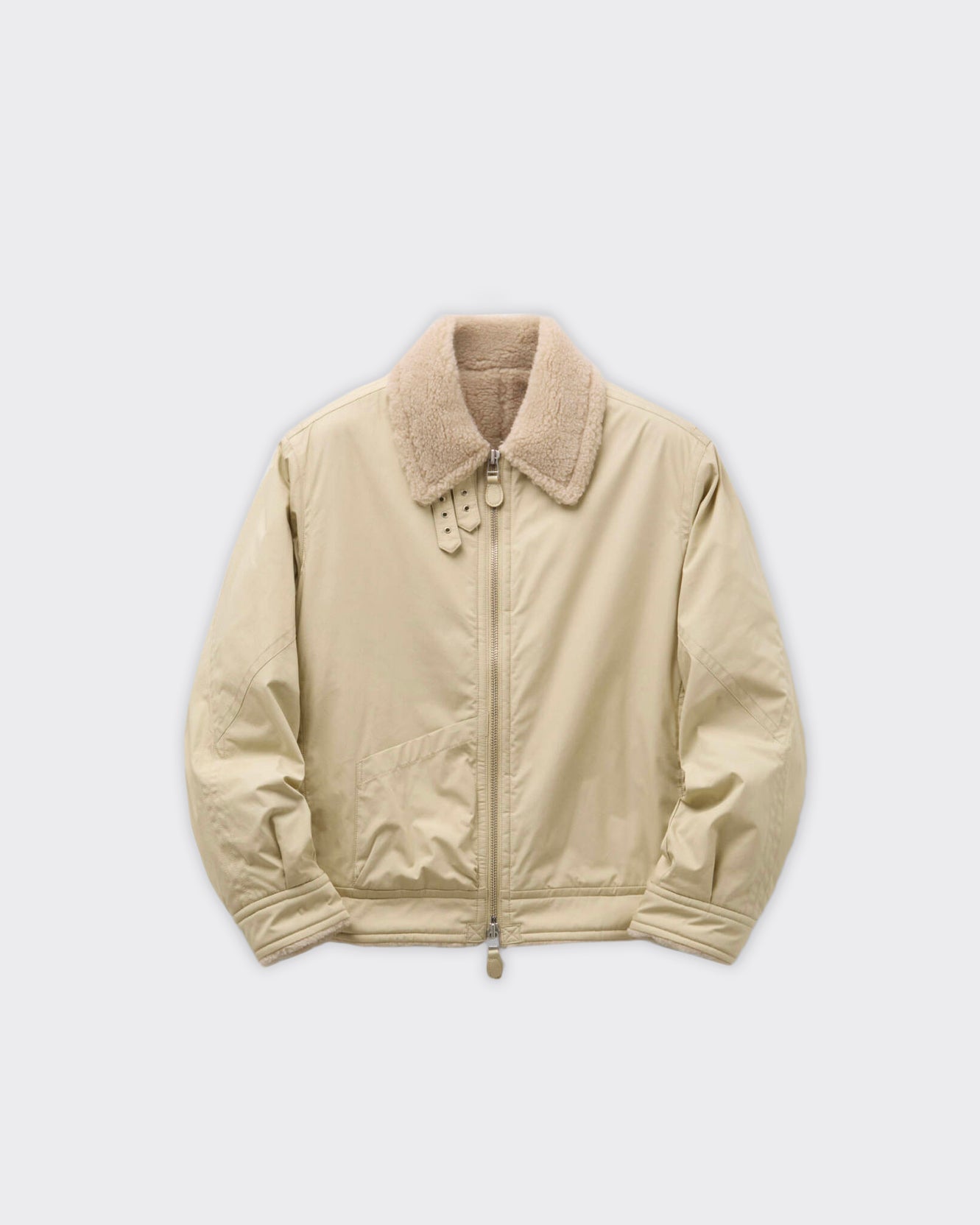 Coor Giacca Fur Lined Cotton B-3 Natural