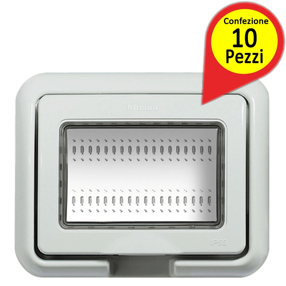 Coperchi idrobox 3 posti bticino 25603 confezione pezzi 10