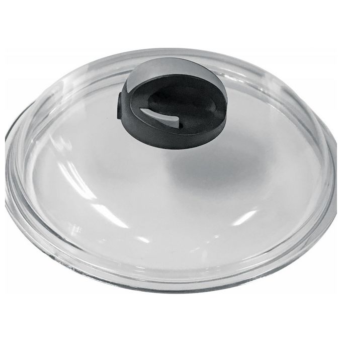 Coperchio pentola Vetro temperato bombato con valvola vapore (18cm) Trasparente 1001453