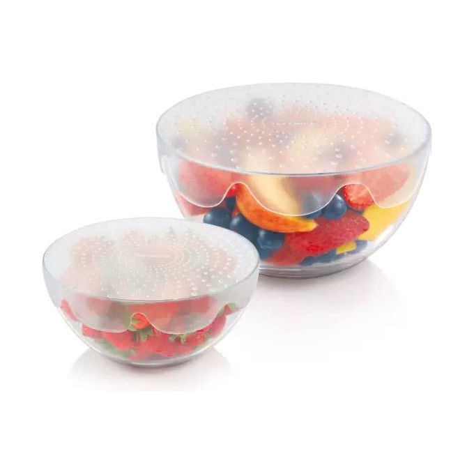 Coperchio set 2 pz d. 17 e 23 cm Trasparente 897110 Coperchio set 2 pz d. 17 e 23 cm Trasparente 897110