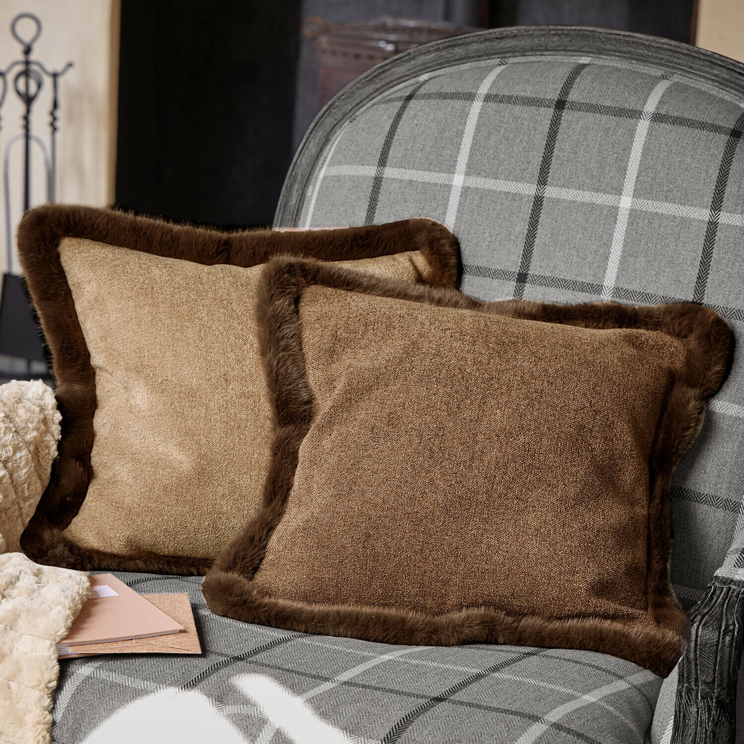 Coppia di copricuscini Hazelb