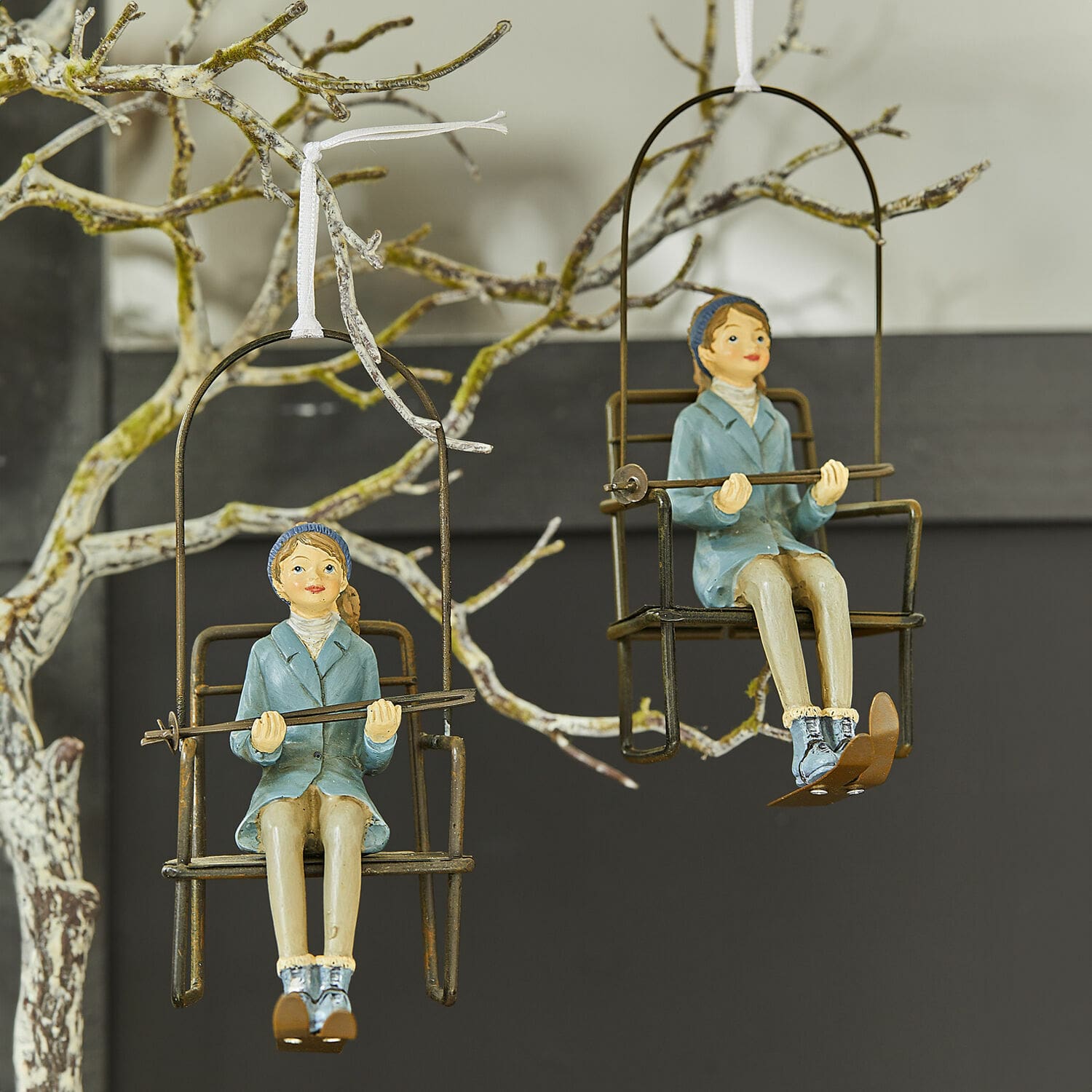 Coppia di decorazioni da appendere Herveline