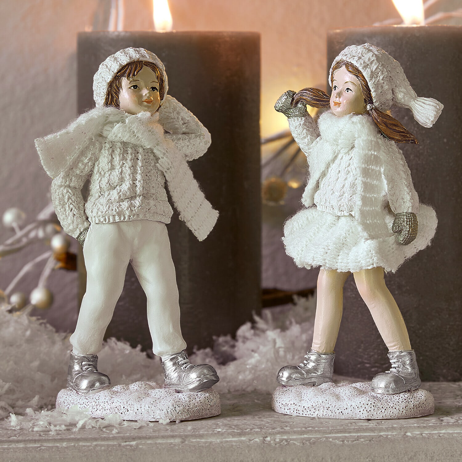 Coppia di statuine Gers
