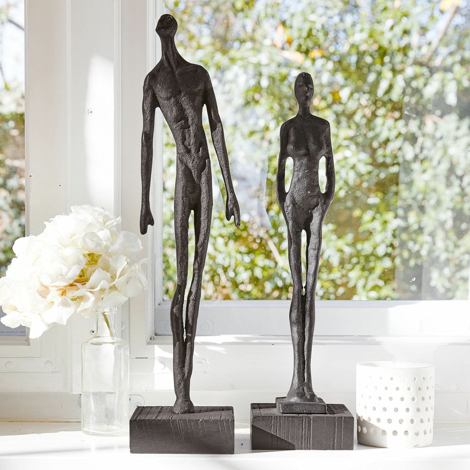Coppia di statuine Perce