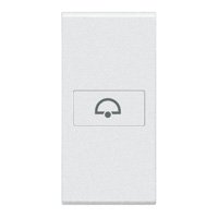 Copritasto Ax+campanello 1m Bianco Living Light Bticino N4916d