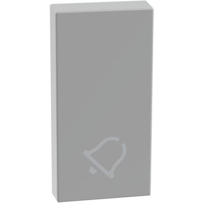 Copritasto Con Simbolo Campanello Per Comandi Assiali Matixgo Bticino Jg4916d Silver Copritasto Con Simbolo Campanello Per Comandi Assiali Matixgo Bticino Jg4916d Silver