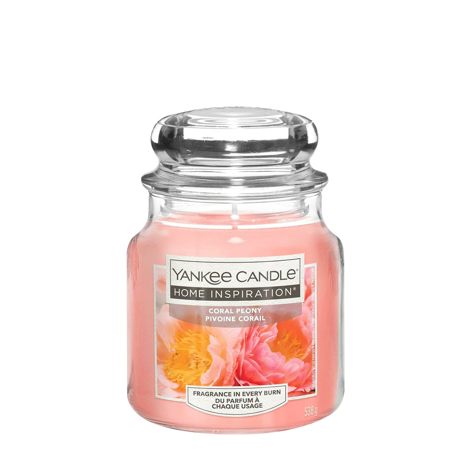 Coral Peony, candela in giara piccola Yankee Candle Coral Peony, candela in giara piccola Yankee Candle
