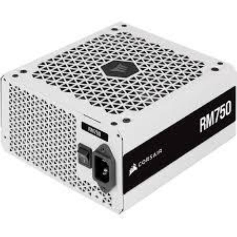 Corsair alimentatore rm750e white, 750 watt, cybenetics gold certified, fully modular power supply