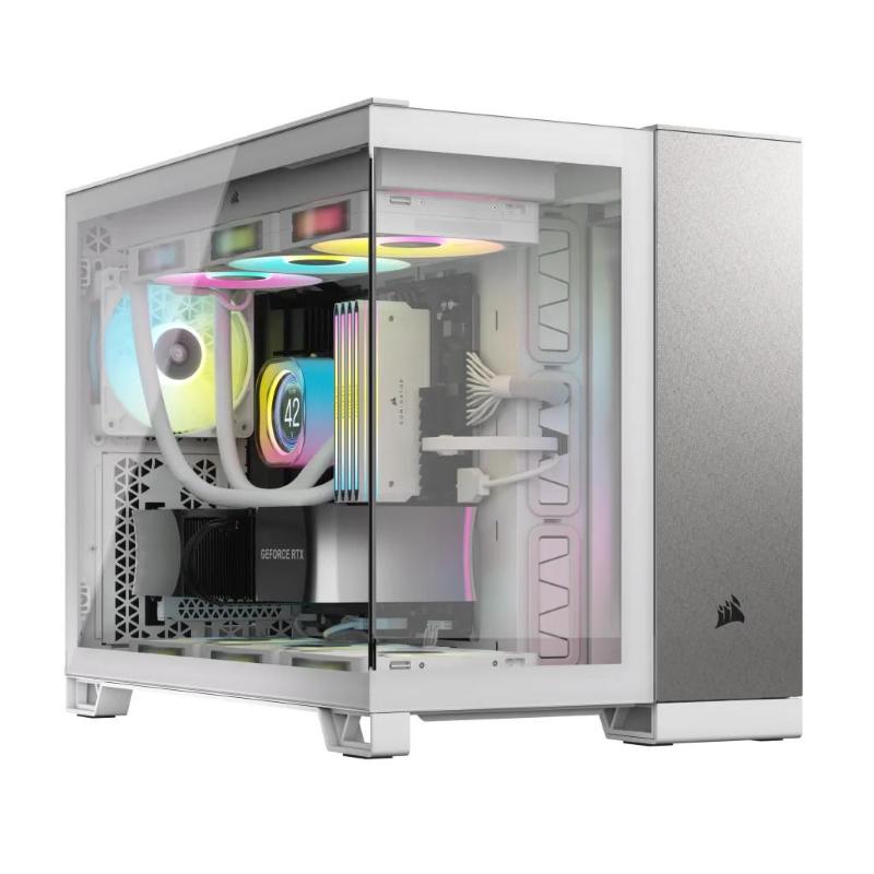 Corsair cc-9011289-ww computer case midi tower grigio, bianco