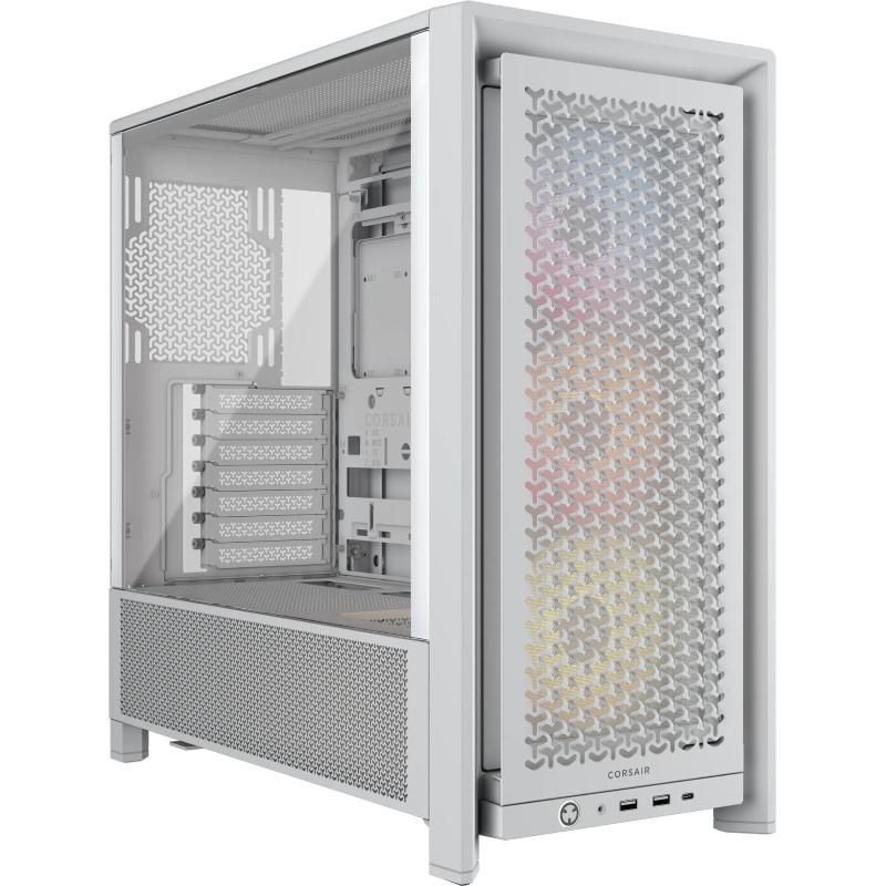 Corsair frame 4000d rs argb midi tower bianco