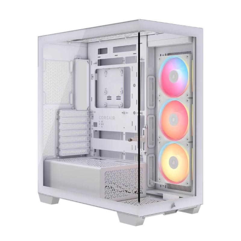 Corsair icue link 3500x lx-r rgb - mid tower - e-atx - seitenteil mit fenster (gehartetes glas)