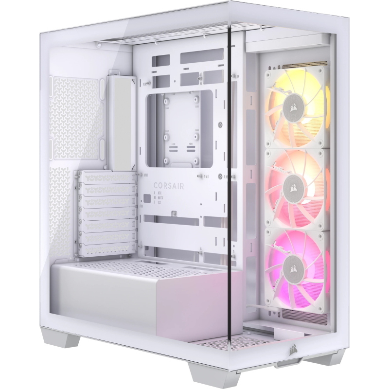 Corsair icue link 3500x rgb midi tower bianco