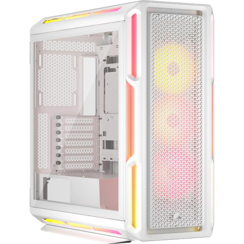 Corsair icue link 5000t lx rgb midi tower bianco