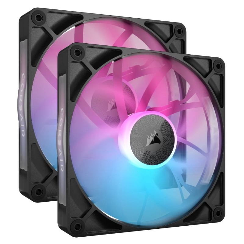 Corsair icue link rx140 rgb case per computer ventilatore 14 cm nero 2 pz