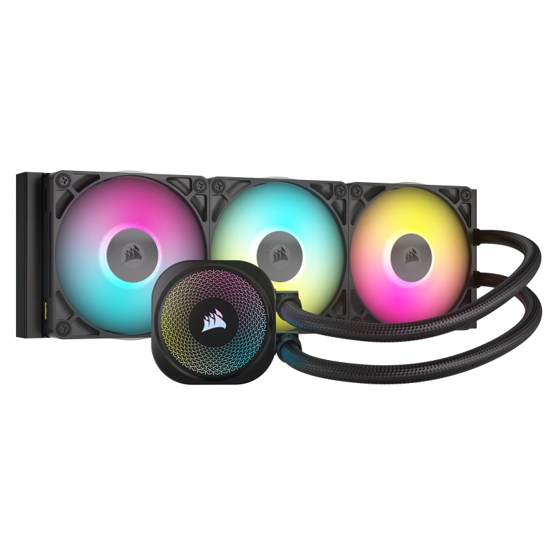 Corsair icue link titan 360 rx rgb cpu liquid cooler intel 1851/1700 amd am5/am4 corsair renewed