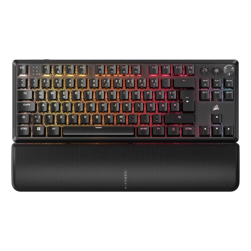 Corsair k70 core tkl tastiera gaming usb + rf wireless + bluetooth qwertz tedesco nero Corsair k70 core tkl tastiera gaming usb + rf wireless + bluetooth qwertz tedesco nero