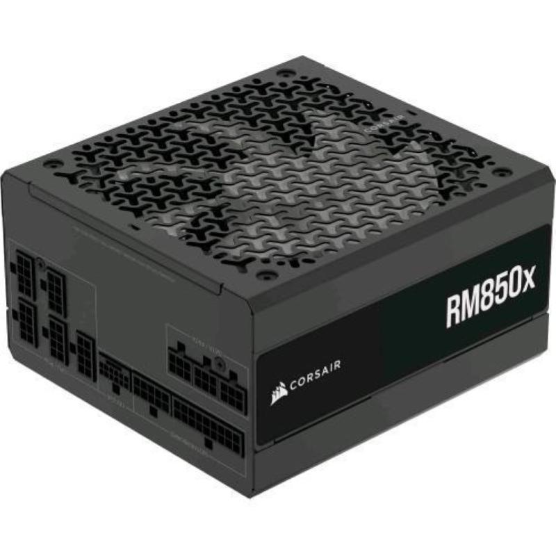 Corsair rm850x alimentatore 850 w atx 3.1 80 plus gold cybenetics gold certificato completamente modulare a basso rumore nero