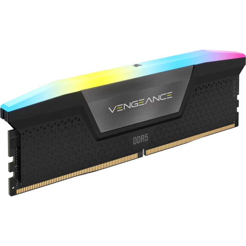 Corsair vengeance rgb cmh32gx5m1b5200z40, 32 gb, 1 x 32 gb, ddr5, 5200 mhz, 288-pin dimm