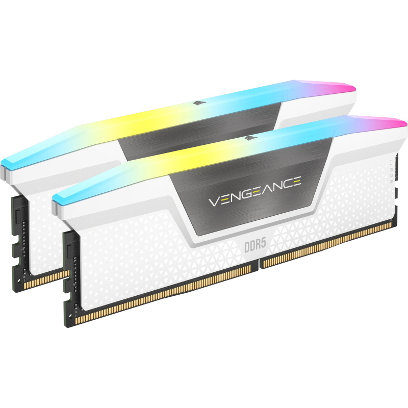 Corsair vengeance rgb cmh32gx5m2b6000z30w, 32 gb, 2 x 16 gb,