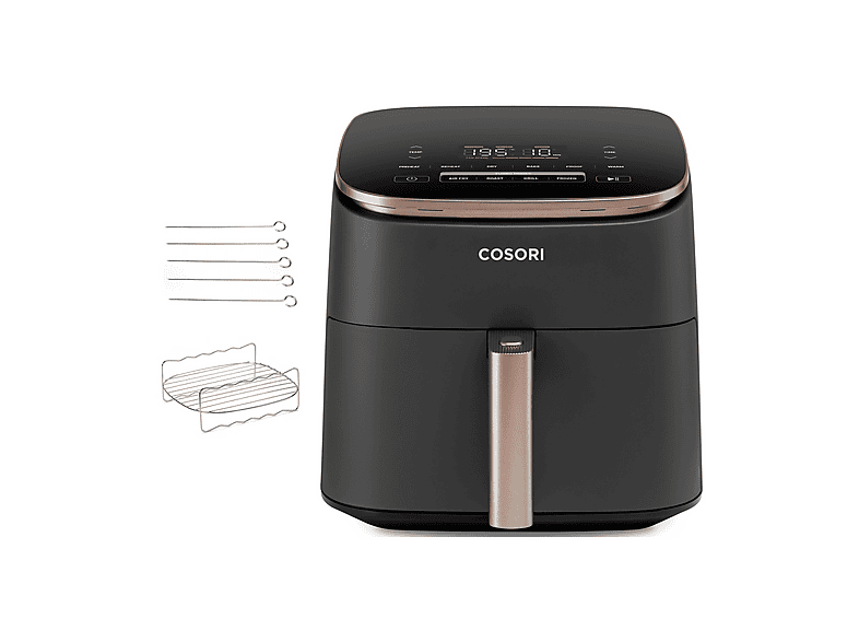 COSORI Turbo Blaze Chef Edition FRIGGITRICE AD ARIA, capacità 6 l, Max potenza 1725 W, Nero