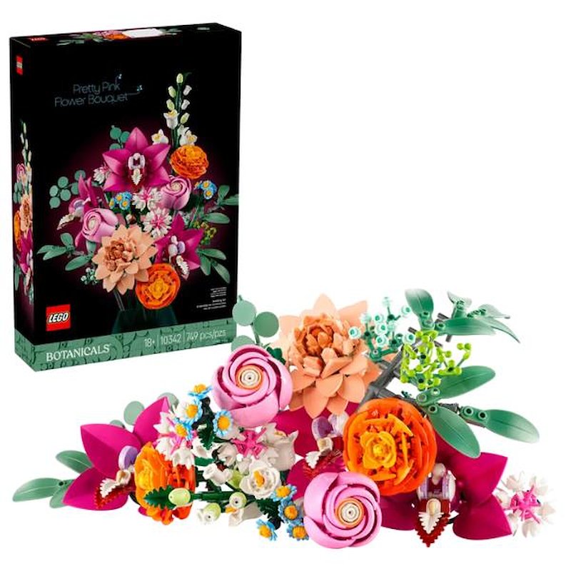 COSTRUZIONI LEGO Botanicals Bouquet di fiori rosa - 10342