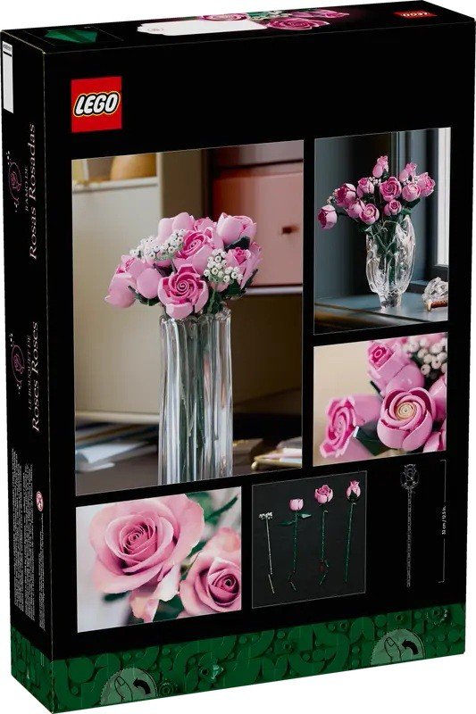 COSTRUZIONI LEGO Botanicals Bouquet di rose rosa - 10374