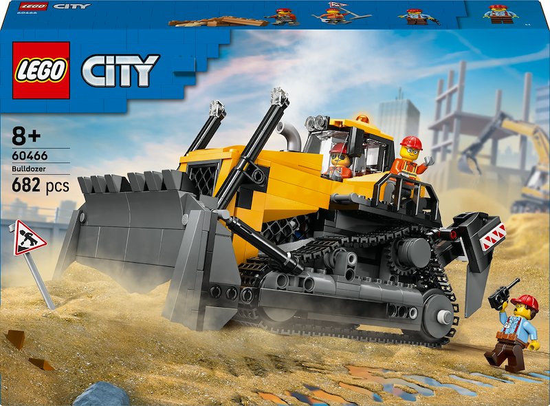 COSTRUZIONI LEGO City Big Vehicles Bulldozer giallo - 60466