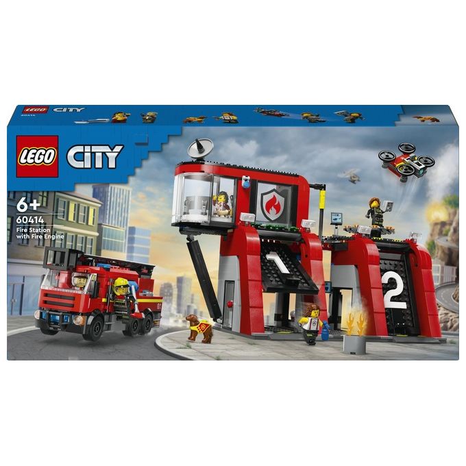 COSTRUZIONI LEGO City Fire Caserma dei pompieri e autopompa - 60414