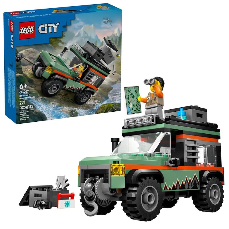 COSTRUZIONI LEGO City Great Vehicles Fuoristrada di montagna 4x4 - 60447