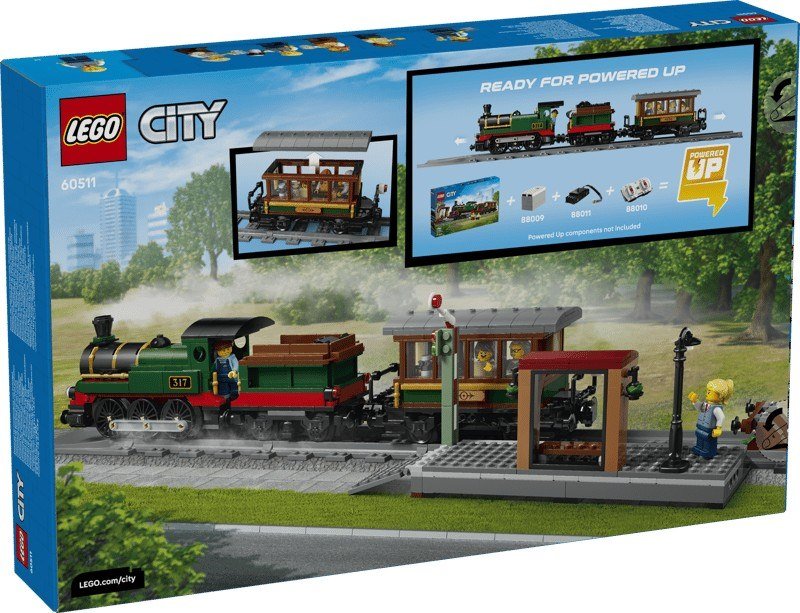 COSTRUZIONI LEGO City Trains Treno a vapore vintage - 60511