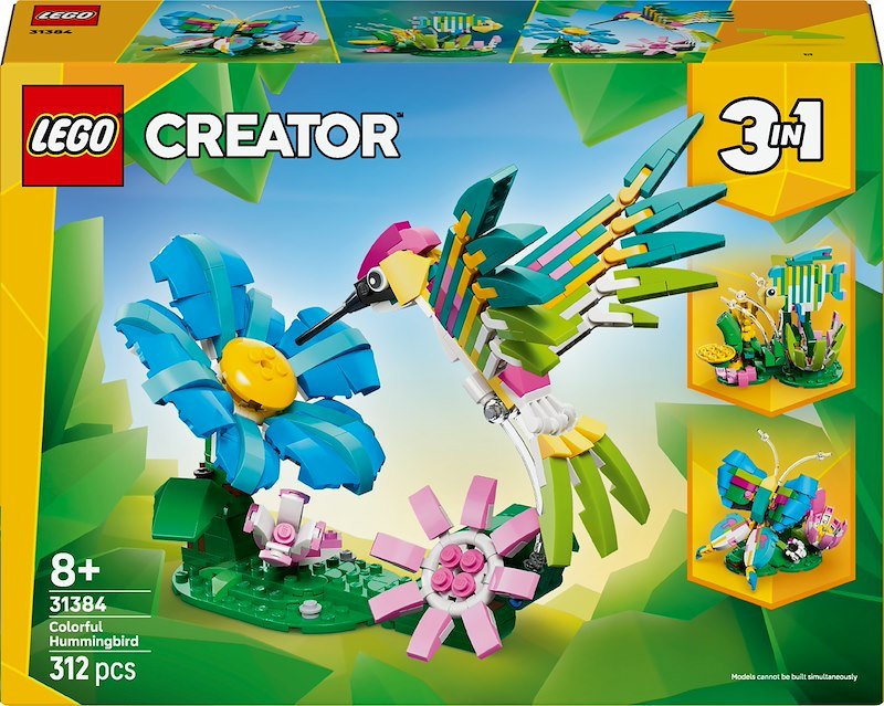 COSTRUZIONI LEGO Creator Animali selvatici: colibrì variopinto - 31384