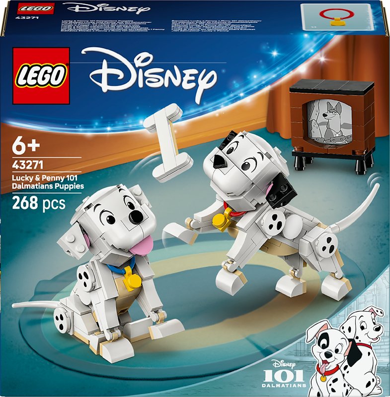COSTRUZIONI LEGO Disney Classic Lucky e Penny - La carica dei cento uno 43271