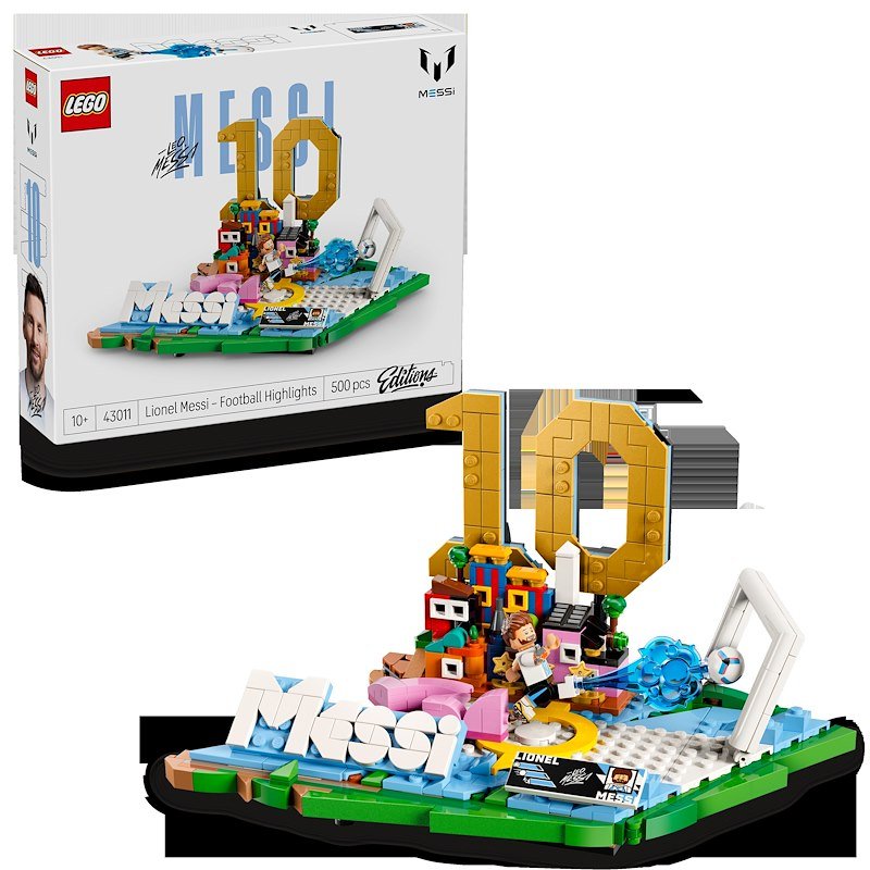 COSTRUZIONI LEGO Editions Football Lionel Messi – Highlights calcistici - 43011