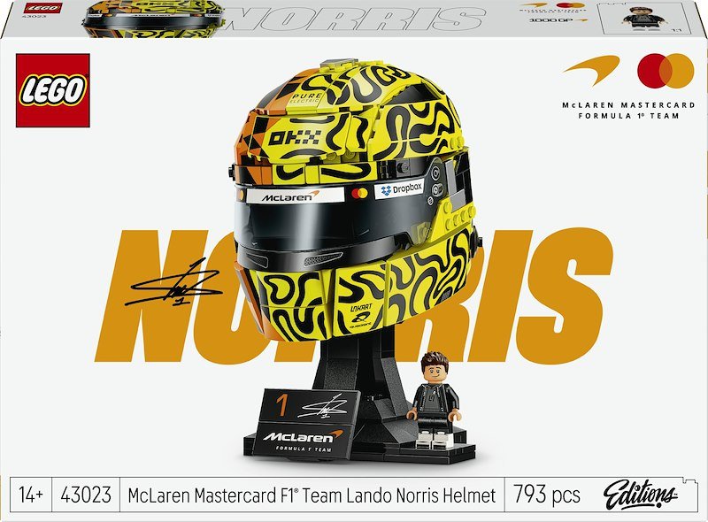COSTRUZIONI LEGO Editions Formula 1 Casco di Lando Norris McLaren Mastercard F1® Team - 43023