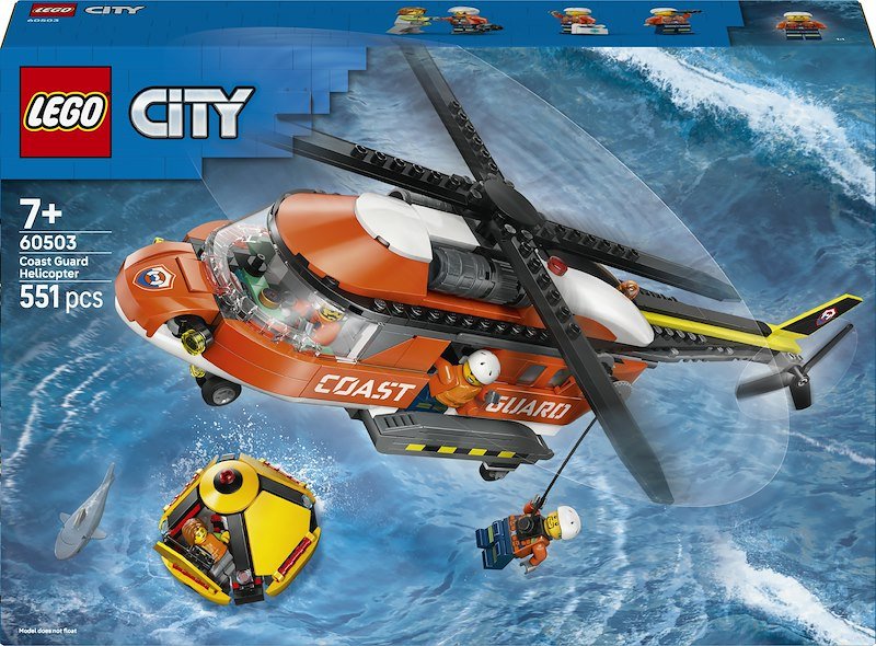 COSTRUZIONI LEGO Elicottero della Guardia Costiera