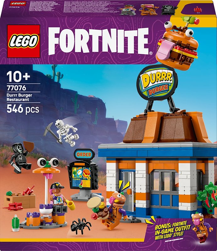 COSTRUZIONI LEGO Fortnite Ristorante di Durrr Burger - 77076