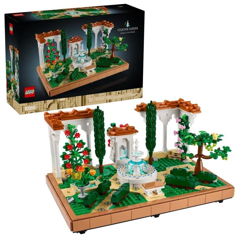 COSTRUZIONI LEGO Icons Il giardino della fontana - 10359