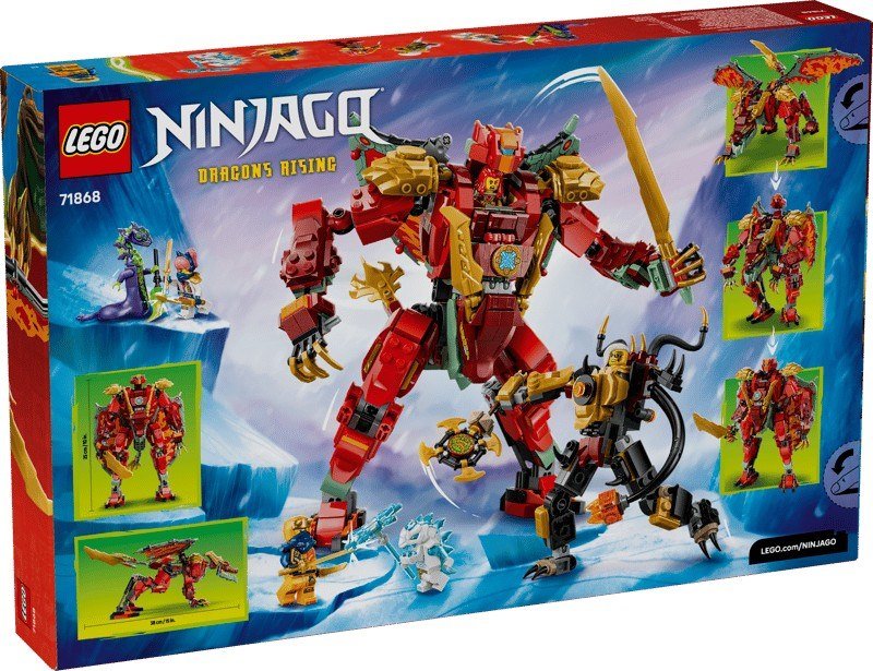 COSTRUZIONI LEGO Mech drago mutaforma di Wyldfyre
